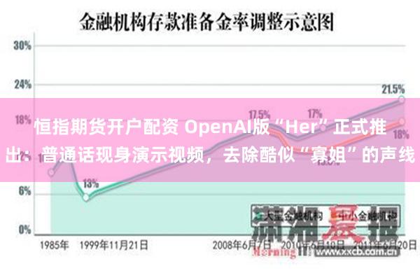 恒指期货开户配资 OpenAI版“Her”正式推出：普通话现身演示视频，去除酷似“寡姐”的声线