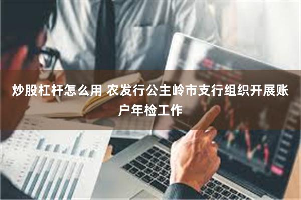 炒股杠杆怎么用 农发行公主岭市支行组织开展账户年检工作