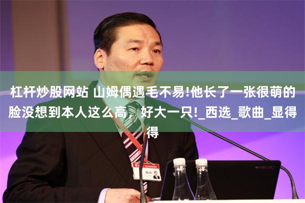 杠杆炒股网站 山姆偶遇毛不易!他长了一张很萌的脸没想到本人这么高，好大一只!_西选_歌曲_显得